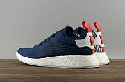 Adidas NMD R2 PK Primeknit Collegiate Navy Running White BB2952 - 2