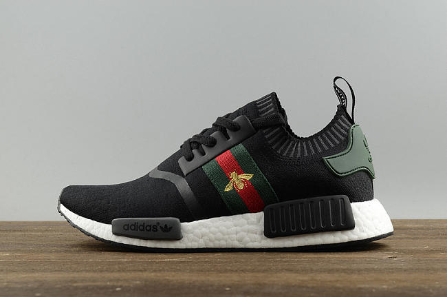 Adidas NMD R1 X Gucci Bee W Black BG1868 - 1