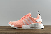 Adidas NMD R1 Shoes Sun Glow Footwear White Haze Cora BY3034 - 1