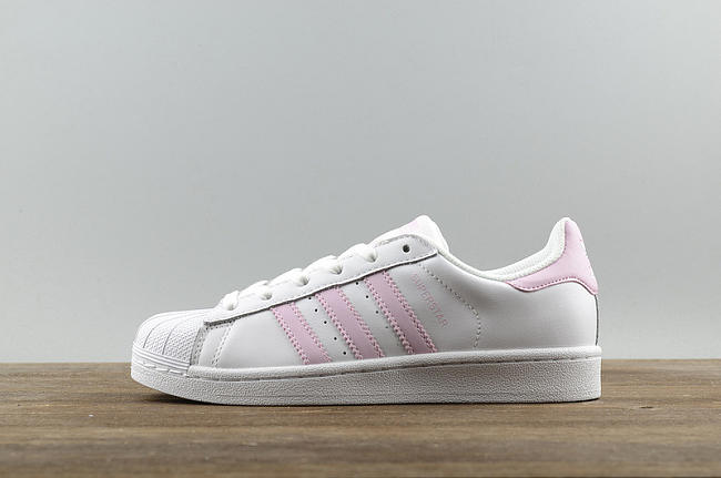 Adidas Originals Superstar Shell Sneaker Pink Sakura White BA9915 - 1