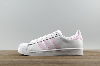 Adidas Originals Superstar Shell Sneaker Pink Sakura White BA9915