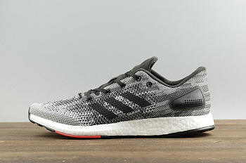 Adidas Pure Boost DPR Core Black White Grey Red Running Trainer S80993