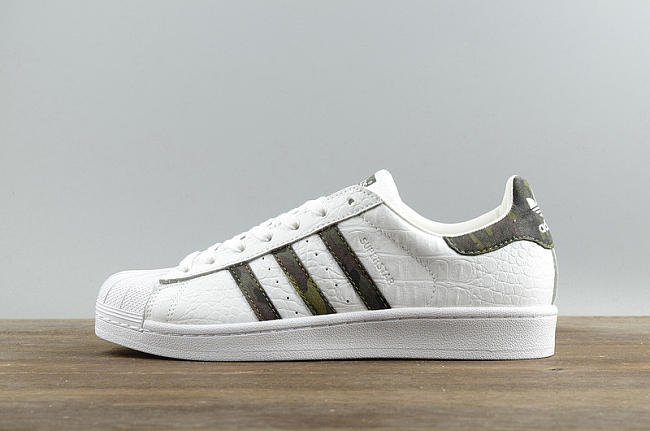 Adidas Superstar Unisex Shoes Sneakers White Camouflage BB2775 - 1