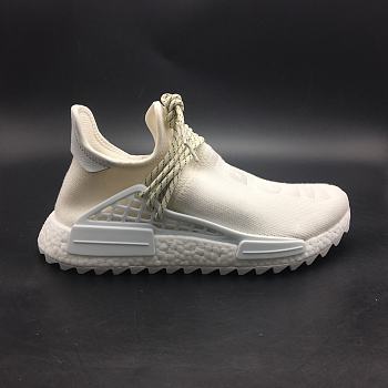 PHARRELL Adidas NMD HU TRAIL BLANK CANVAS WHITE AC7031