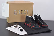 Gucci Gucci Tennis 1977 High Top Sneaker Black - 6