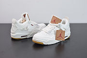 Air Jordan 4 Retro Levi's White AO2571-100 - 2