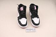 Air Jordan 1 Mid White Black Light Arctic Pink 555112-103 - 3