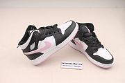 Air Jordan 1 Mid White Black Light Arctic Pink 555112-103 - 2