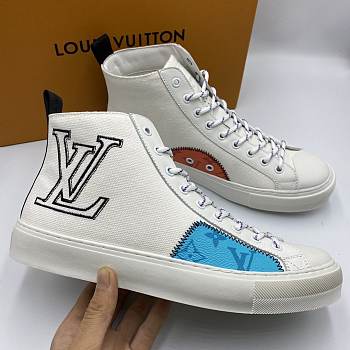 Louis Vuitton White canvas shoes