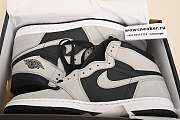 Air Jordan 1 Retro High Black White Light Smoke Grey 555088-035 - 2