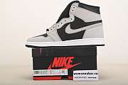 Air Jordan 1 Retro High Black White Light Smoke Grey 555088-035 - 3