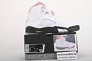 Air Jordan 5 Retro Fire Red Silver Tongue (2020) DA1911-102 - 3