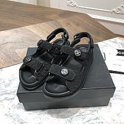 Chanel Black Sandals  - 3