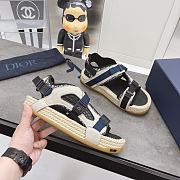 Dior Sandals Black Blue - 3