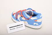 Nike Dunk Low Off-White Futura UNC DD0856-403 - 5