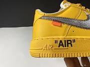 Nike Air Force 1 Low OFF-WHITE University Gold Metallic Silver  DD1876-700 - 6