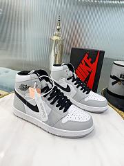 Air Jordan 1 Mid Light Smoke Grey 554725-092 - 4