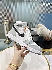 Air Jordan 1 Mid Light Smoke Grey 554725-092 - 5