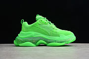 Balenciaga Triple S Neon Green Clear Sole 541624 W09OL 3801 - 4