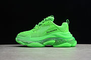 Balenciaga Triple S Neon Green Clear Sole 541624 W09OL 3801 - 5