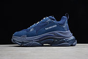 Balenciaga Triple S Clear Sole Navy 541624W09O14107 - 3