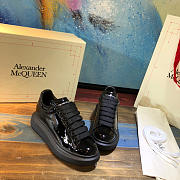 Alexander McQueen Oversized Black Patent 662645WIA33 - 5