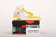 Air Jordan 1 Retro High Off-White University Yellow AQ0818-149 - 4