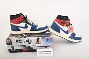 Air Jordan 1 Retro High Union Los Angeles Blue Toe BV1300-146 - 5