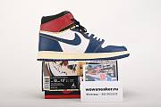 Air Jordan 1 Retro High Union Los Angeles Blue Toe BV1300-146 - 3