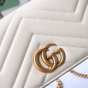 Gucci GG Marmont white 488426 18x 10x 5 CM - 4