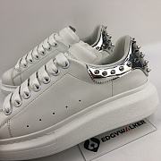 Alexander McQueen Oversized Spikes Silver - 4