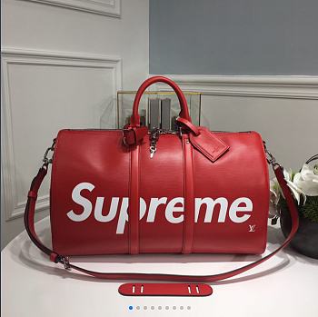 Louis Vuitton supreme keepall M53419 45x27x20 CM