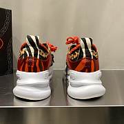 Versace Chain Reaction Trainers Red Leopard Pattern - 4