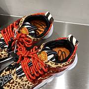 Versace Chain Reaction Trainers Red Leopard Pattern - 6