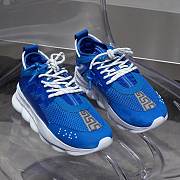 Versace Chain Reaction Trainers Blue - 4