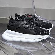 Versace Chain Reaction Trainers Black & White - 1