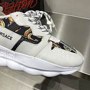 Versace Chain Reaction Trainers White Pattern - 6