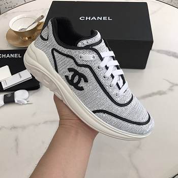 Chanel white shoe