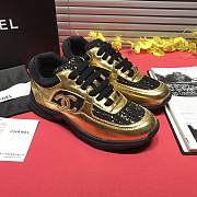 Chanel gold shoes  - 1