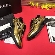 Chanel gold shoes  - 2