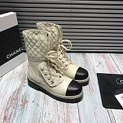 Chanel Pearl Martin Boots - 5