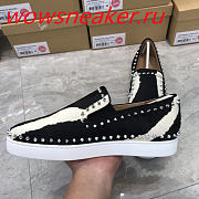 Christian Louboutin Pik Boat Mens Flat Dairy Cows - 6