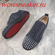 Christian Louboutin Zapatillas Louis Junior Spikes Navy - 2