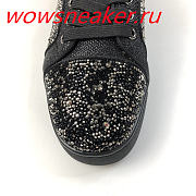 Christian Louboutin Louis Junior Strass Flat All Black - 3