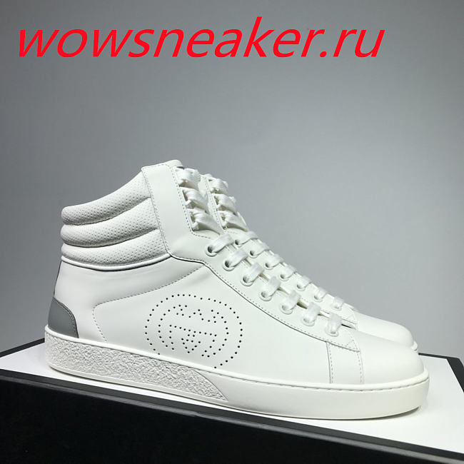 Gucci High White Sneaker - 1