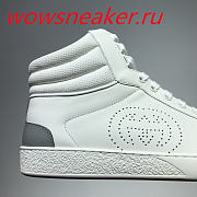 Gucci High White Sneaker - 6