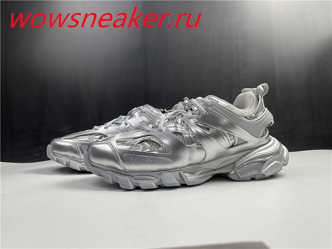 Balenciaga Track Sneaker Full Silver Metallic 542023 W2FS3 8100 - 1