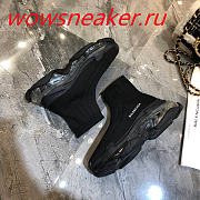 Balenciaga Speed Clear Sole Black - 5