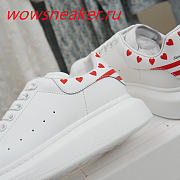 Alexander McQueen Oversized White Red Heart - 5