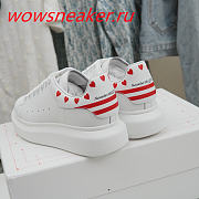 Alexander McQueen Oversized White Red Heart - 4